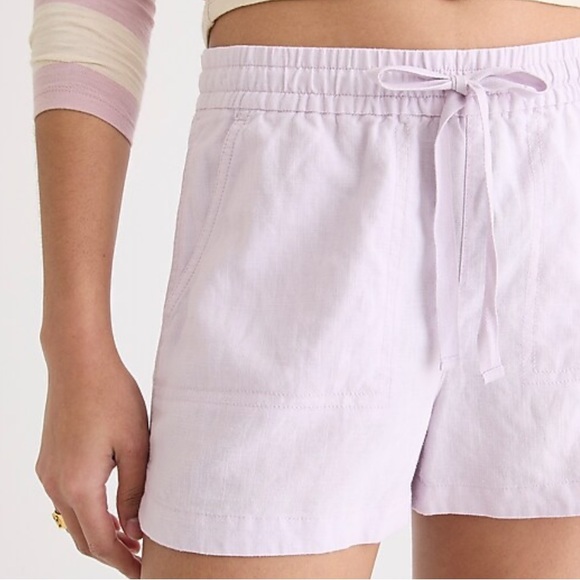 J. Crew Pants - Linen blend sea side short